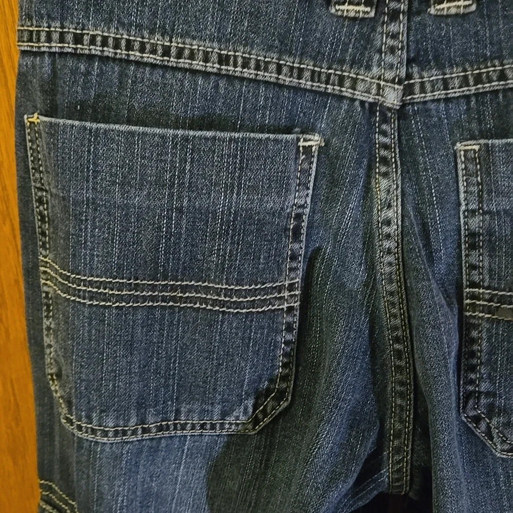 Wrangler Hero Utility Dark Wash Carpenter Jeans Women’s 16R (28" Waist) Workwear - Picture 8 of 13